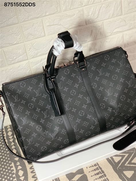 louis vuitton duffle bag black|louis vuitton duffle bag suitcase.